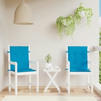 VidaXL Gartenstuhlauflagen 2 Stk. Blau 100x50x3 cm