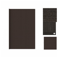VidaXL Zeltteppich 400x400 cm Braun