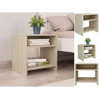 VidaXL Nachttisch Sonoma Eiche 40x30x40 cm Holzwerkstoff