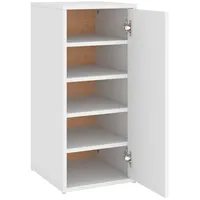 VidaXL Schuhschrank Weiß 32x35x70 cm Holzwerkstoff