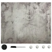 VidaXL Magnettafel Wandmontage Glas 60x60 cm