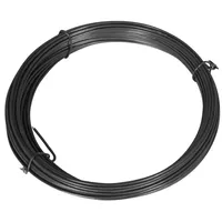 VidaXL Zaun-Bindedraht 25 m 1,4/2 mm Stahl Grau