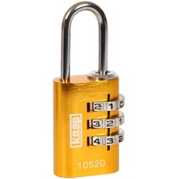 Kasp K10520YELD Vorhängeschloss 20mm Gelb Zahlenschloss