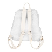 URBAN CLASSICS Schweiß Melange Rucksack White / White One