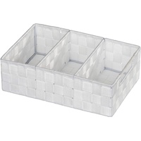 Wenko Organizer Adria mit Griff, 3 Fächer, Weiß