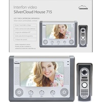 PNI Video-Schnittstelle SilverCloud House 715, 7-Zoll-LCD-Bildschirm, Außenkamera, Nachtsicht, elektromagnetischer