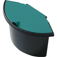 Helit Abfalleinsatz 2 l Schwarz/Grün