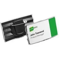 Durable Namenschild konvex 812858 75x40mm Acryl tr 25 St./Pack