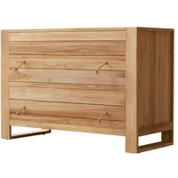 Tikamoon Kommode Anrichte Schrank Teakholz helles Holz Schlafzimmer Neu