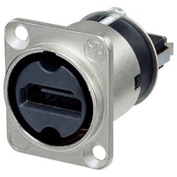Neutrik Video- / Audio-Adapter, Audio Stecker, Silber
