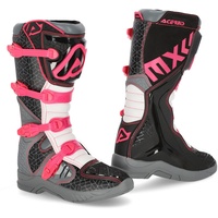 Acerbis X-Team Stiefel - Schwarz/Pink/Weiß - 43 EU