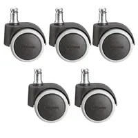 Wagner Drehstuhlrollen 5tlg. Set Ø 50 mm x 55