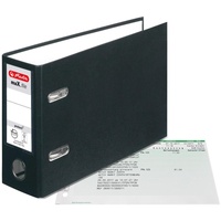 Herlitz max.file Ordner schwarz Karton 8,0 cm DIN A5