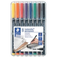 Staedtler Lumocolor® Folienstifte-Set farbsortiert permanent 8 St.