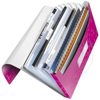 Leitz Fächermappe WOW 4589 6 Fächer pink
