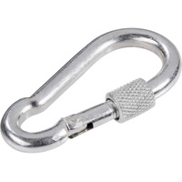 TOOLCRAFT 486759 Karabinerhaken mit Schraubverschluss (L x B) 60mm