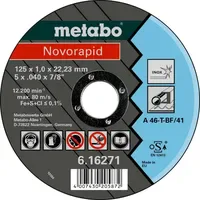 Metabo Novorapid 125 x 1,0 x 22,23 mm, Inox,