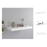 VidaXL Schweberegal Weiß 50x23x3,8 cm MDF