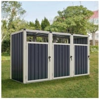 Pro-Tec Mülltonnenbox Tarbek 121 x 219 x 82 cm