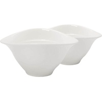Villeroy & Boch Suppenschale Vapiano 2-tlg. Porzellan Weiß