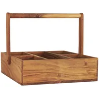 Ib laursen Holzkiste Utensilo 5-tlg. braun