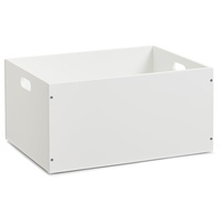 Zeller Aufbewahrungskiste, stapelbar, MDF, weiß