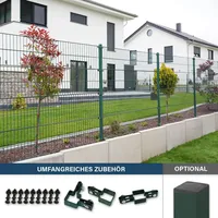 Home Deluxe Doppelstabmattenzaun MORATA Höhe: 240 cm / Länge: