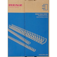 RENZ Drahtbinderücken 2:1 Teilung, 100 Stück, 6,9 mm für
