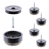 QuickClick Wagner QuickClick® Filzgleiter Möbelgleiter Stuhlgleiter 4er-Set zum Anschrauben