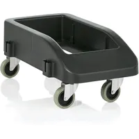 Was 9227 751 Polyethylen Einzeltransporttrolley, 58cm Länge, 31cm Breite,