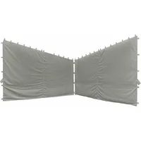 Siena Garden Seitenteile zu Pavillon Berlino 3x3 m, grau,