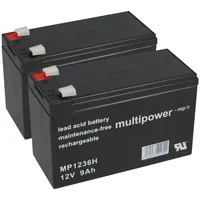 Akkuman 2x 12V 9Ah AGM – passend für Best