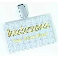 Durable 25 DURABLE Namensschilder mit Clip 9,0 x 5,4