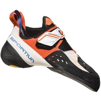 La Sportiva Solution Kletterschuhe - White / Lily Orange