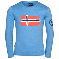TROLLKIDS Oslo in navy/blue - Kid's - Longsleeve Mittelblau,