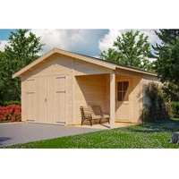 SKANHOLZ Varberg 2 5,00 x 5,25 m natur