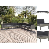 VidaXL Modell 7 Loungeset grau