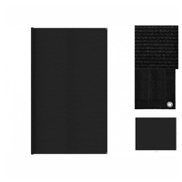VidaXL Zeltteppich 400x500 cm Schwarz