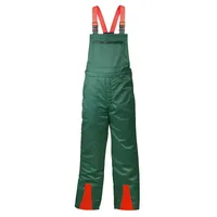 FELDTMANN Schnittschutzlatzhose FICHTE Gr.54 grün/rot FELDTMANN