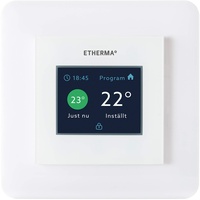 Etherma eTOUCH-eco Schaltereinbauthermostat weiß