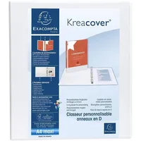Exacompta Ringbuch aus festem PP 1,9mm, 4 Ringe 40mm