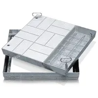 ZARGES Schachtabdeckung Stahl verzinkt 60 cm x 40 cm