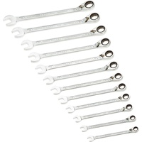 HAZET Knarren-Ring-Maulschlüssel-Satz 606N/12 Außen-Doppel-Sechskant-Tractionsprofil 8 - 19 Anzahl Werkzeuge: