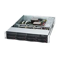 Supermicro SC825 TQC-R802LPB - Rack-Montage 2U,