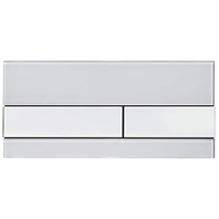 TECE TECEsquare WC-Betätigungsplatte f. 2-Mengentechn. Gl we T. ES