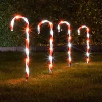 Hi LED Zuckerstangen 4er Set Batterie Höhe 44 cm