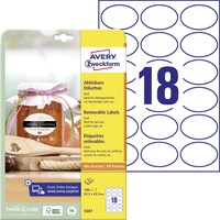 Avery Zweckform Etiketten 5087 weiß 63,5 x 42,3 mm