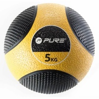 Pure2Improve Medizinball 5kg - Black / Yellow - 5