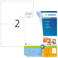 Herma Etiketten Premium, 210x148mm, weiß matt, 200 Blatt 4628