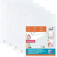 Oxford Prospekthüllen QUICK'IN DIN A4 glasklar